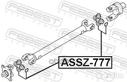 Крестовина карданного вала assz-777 assz-777