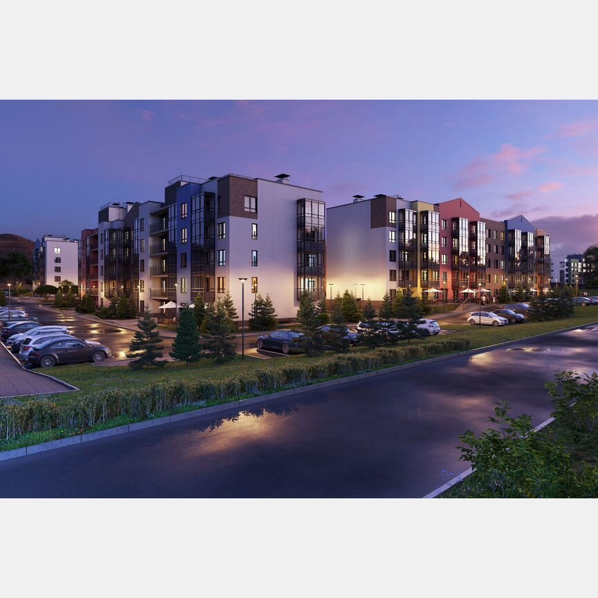 1-к. квартира, 39,4 м², 1/5 эт.