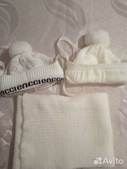 Комплект шапка и шарф