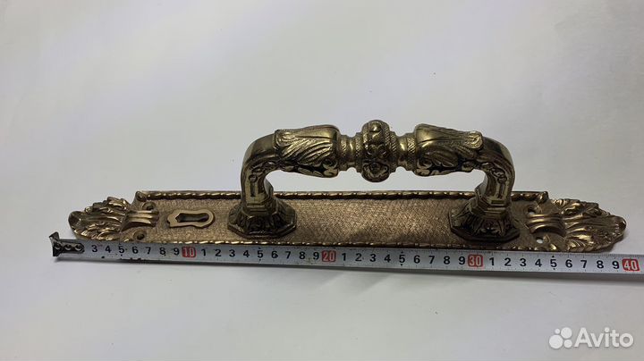 Дверные ручки старинные бронзовые