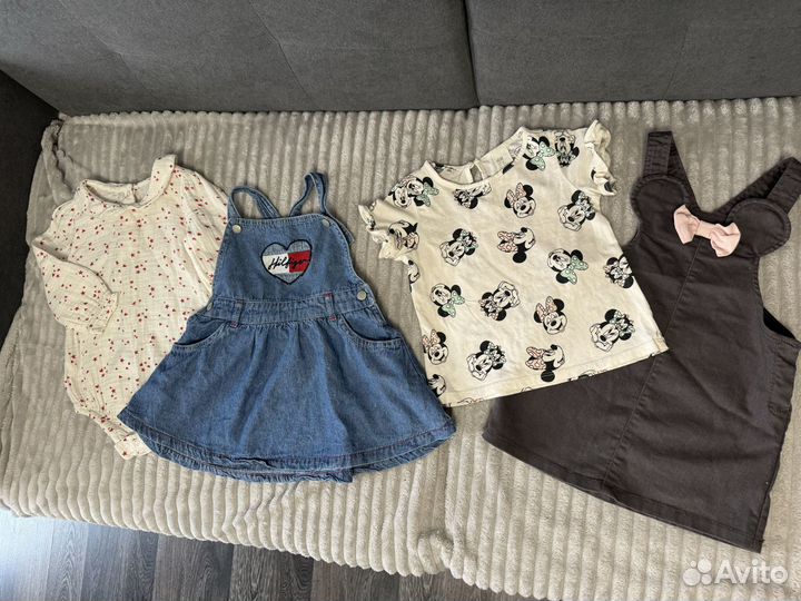 Б/у вещи на девочку 80 размер (1 год)