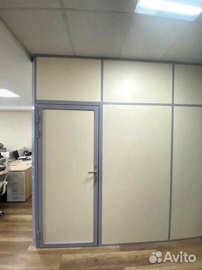 Глухие офисные перегородки кп за 20 минут