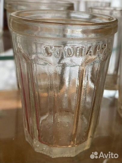 Граненые стаканы и стопки СССР