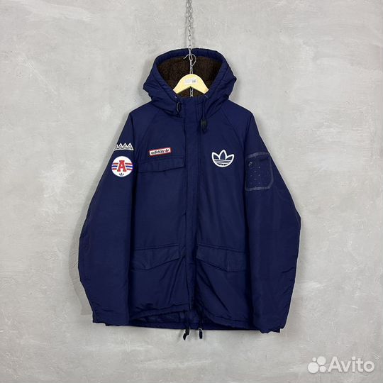 Удлиненная Куртка Пуховик Adidas