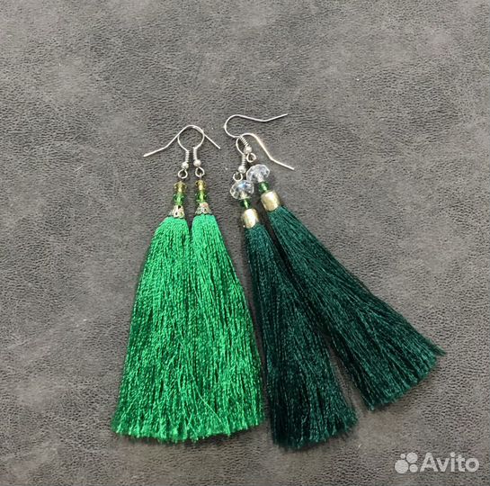 Серьги кисти