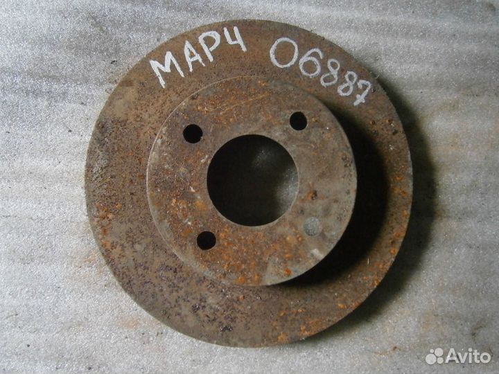 Диск тормозной передний Ниссан Марч ак12 Nissan Ma