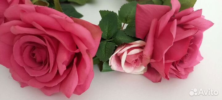 Ободок с цветами, аксессуары для фотосесии