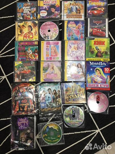 Диски игры и сказки пакетом