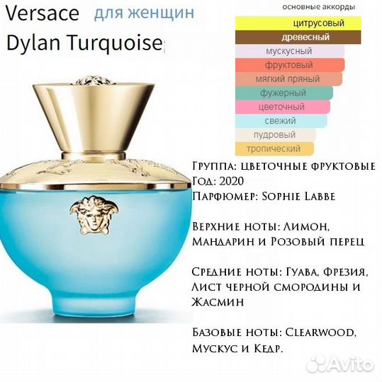 Versace Dylan Turquoise, оригинал 5 мл