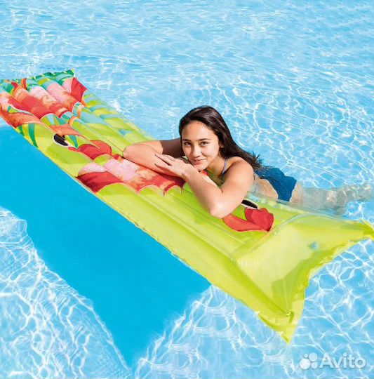 Матрас надувной для плавания Intex