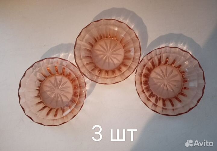 Розетки для варенья хрустальСССР