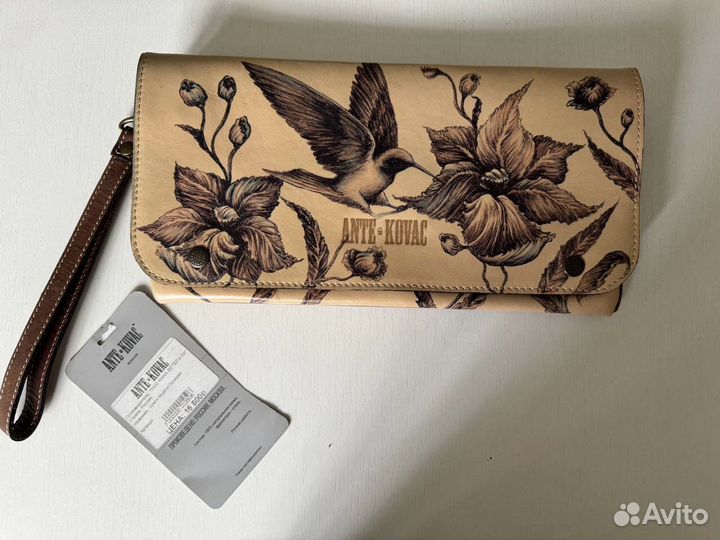 Клатч женский натуральная кожа
