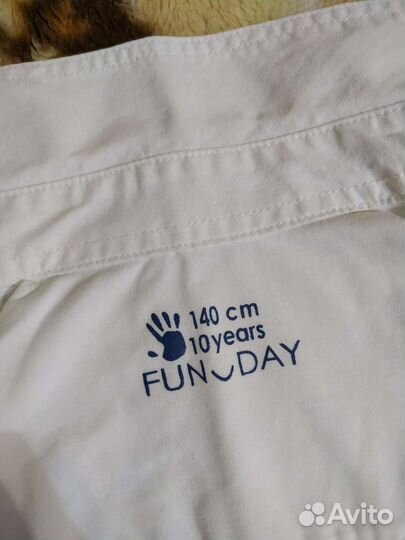 Рубашки на мальчика 140 р Gee Jay и Fun Day
