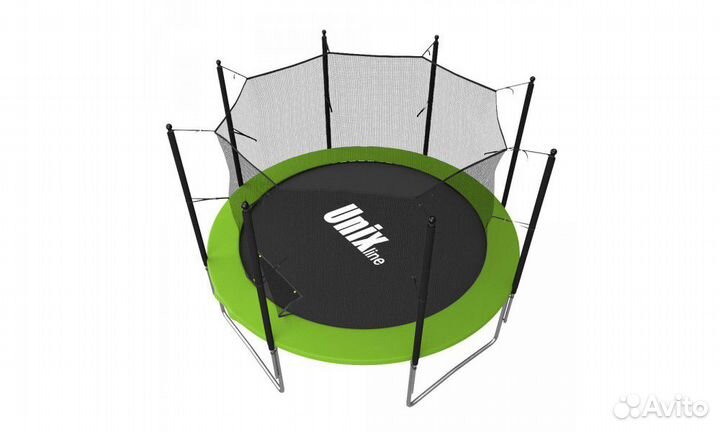 Батут unix line Simple 8 ft Green (inside)