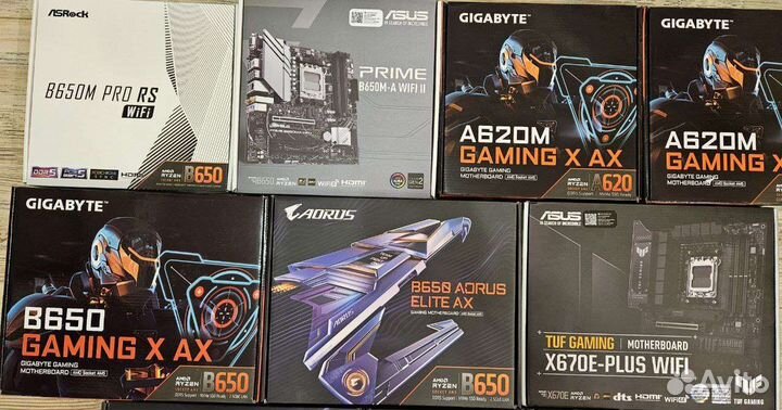 Gigabyte B650m Aorus Pro Elite, MSI X670e R5 7600x