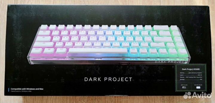 Клавиатура dark project kd68b