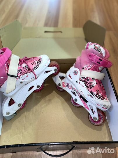 Роликовые коньки детские раздвижные