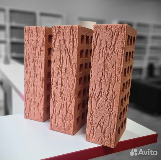 Кирпич облицовочный Красный Ольха-1 одинарный