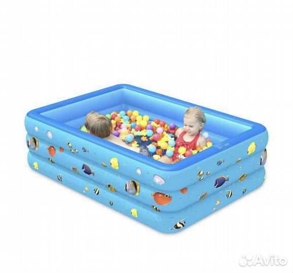 Детский надувной бассейн новый