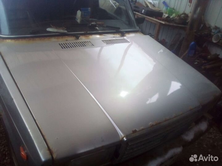 Капот ваз 2107 серебристый металлик