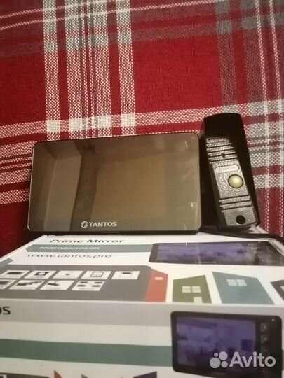 Видеодомофон Tantos Prime SD Mirror + панель Walle
