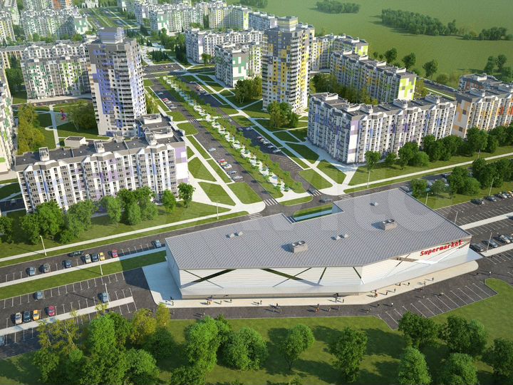2-к. квартира, 65,9 м², 9/19 эт.
