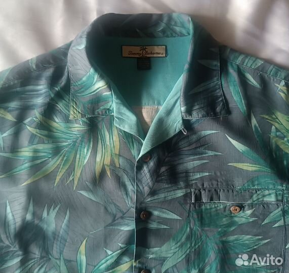 Гавайская рубашка Tommy Bahama, шелк,L