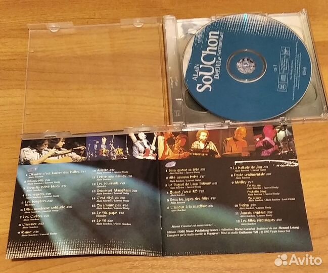 Двойной CD-диск Alain Souchon (франц) 1995