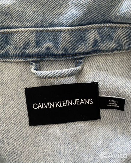 Куртка джинсовая Calvin Klein оверсайз