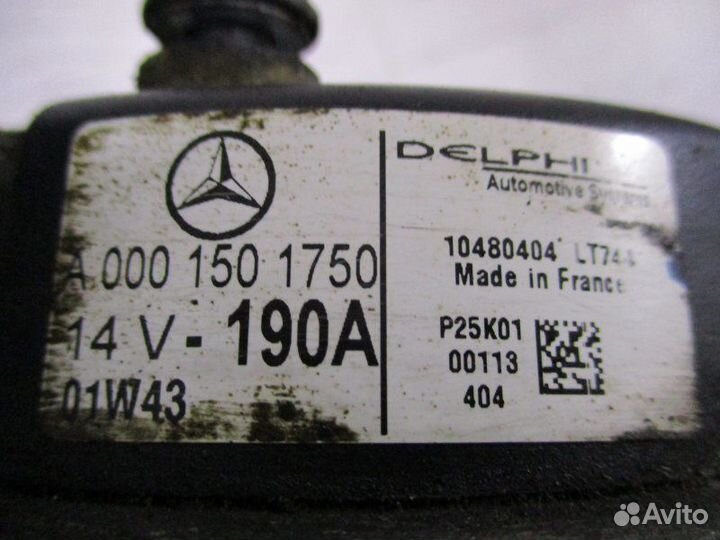 Генератор Mercedes-Benz C-Class 2.1 2001