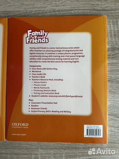 Учебник и рабочая тетрадь Family and friend 4