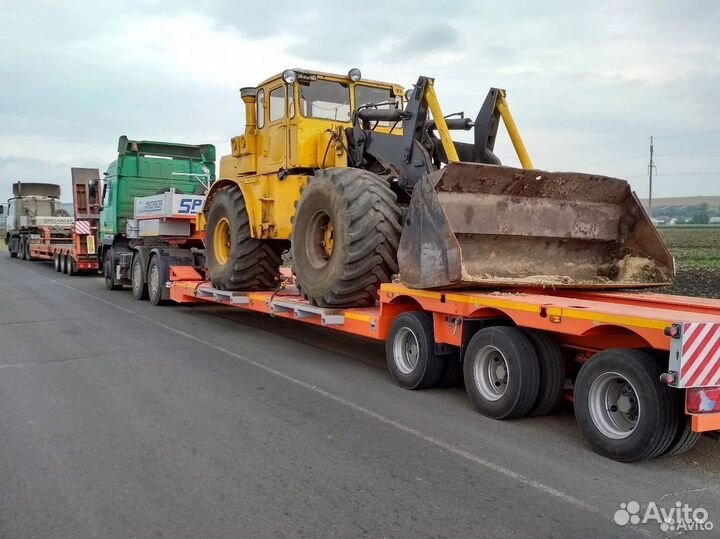 Перевозка негабаритных грузов спец техники на трал