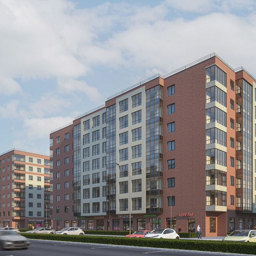 1-к. квартира, 35,8 м², 4/8 эт.