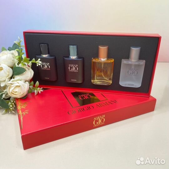Мужской набор (Парфюм) Giorgio Armani 4x30ml