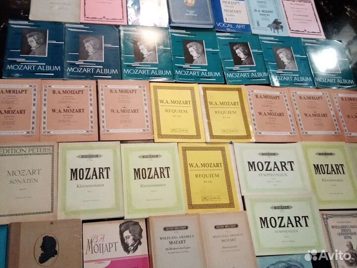 Вольфганг амадей моцарт фортепиано, партитуры