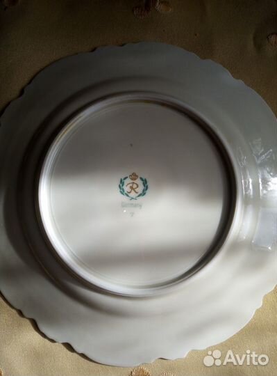 Тарелка антикварная Германия