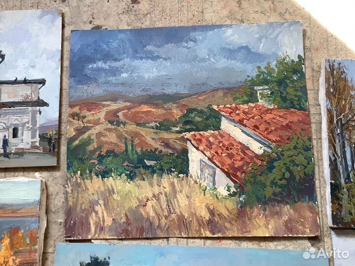 Картина маслом этюды