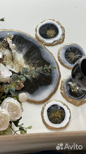 Сервировочный набор ручная работа