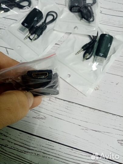 Переходник hdmi на VGA + AUX (DVI-hdmi)