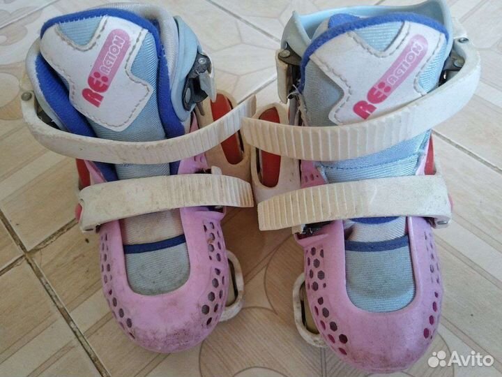 Роликовые коньки детские раздвижные