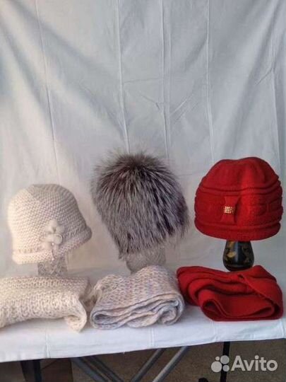 Шапки зимние женские новые