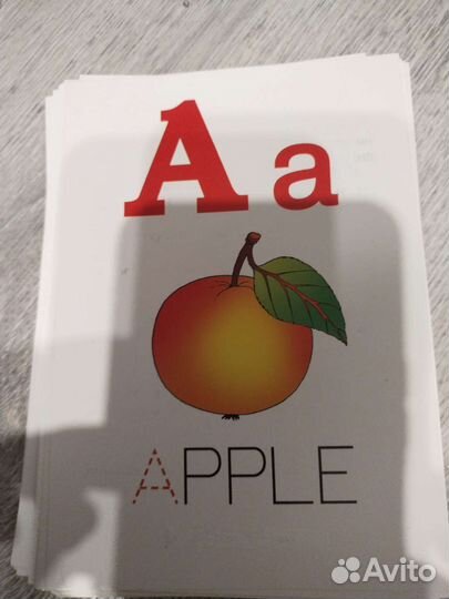 Карточки английский алфавит