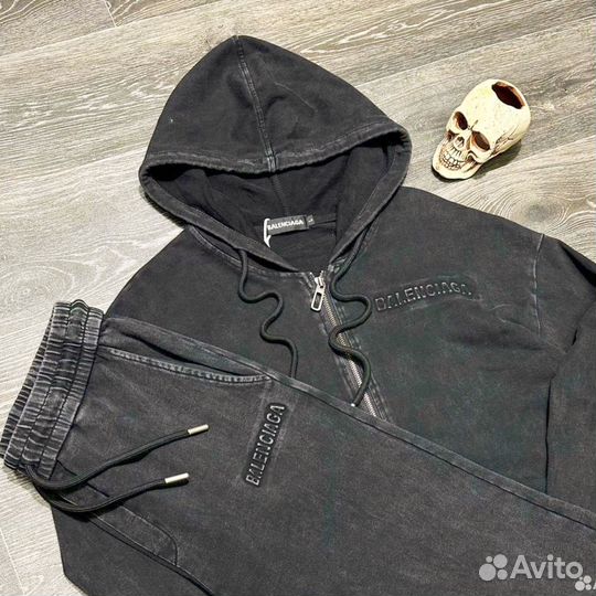 Костюм Balenciaga зип худи и штаны варёнка s-3xl