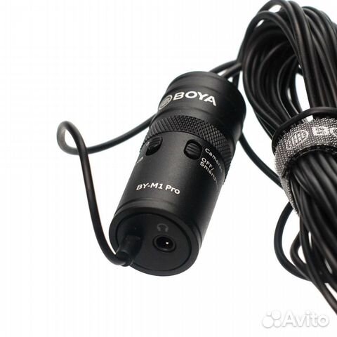 Микрофон boya BY-M1 Pro нательный, кабель 6м