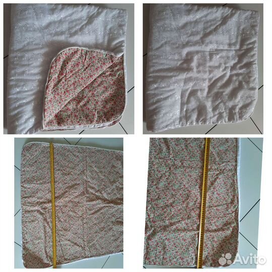 Детские одеяло, матрасик в коляску