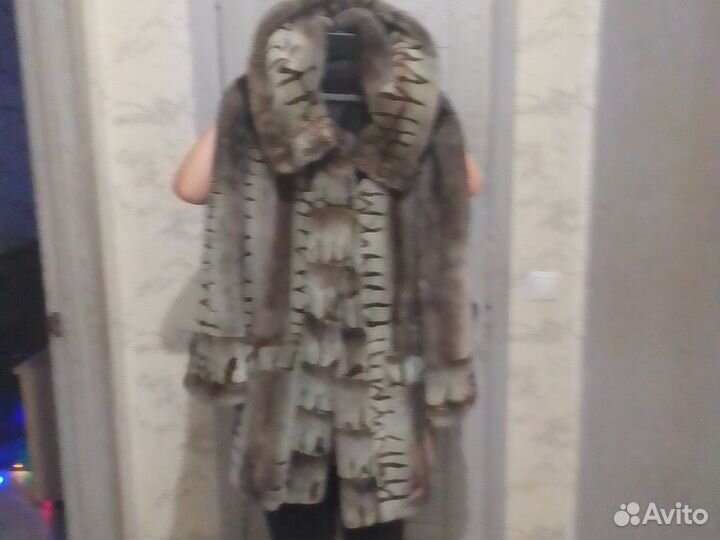 Полушубок норка, мутон