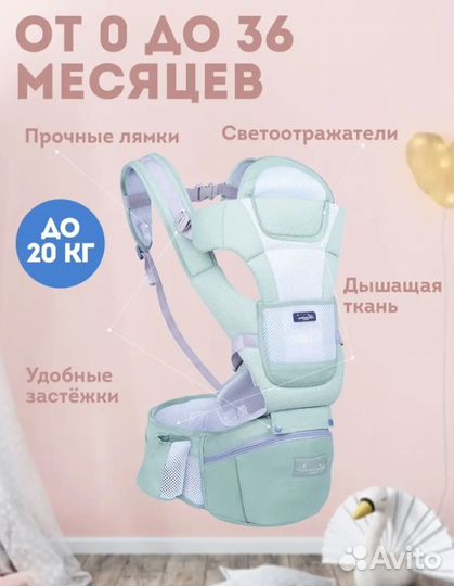 Рюкзак переноска, кенгуру, слинг