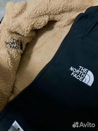 Куртка the north face барашек