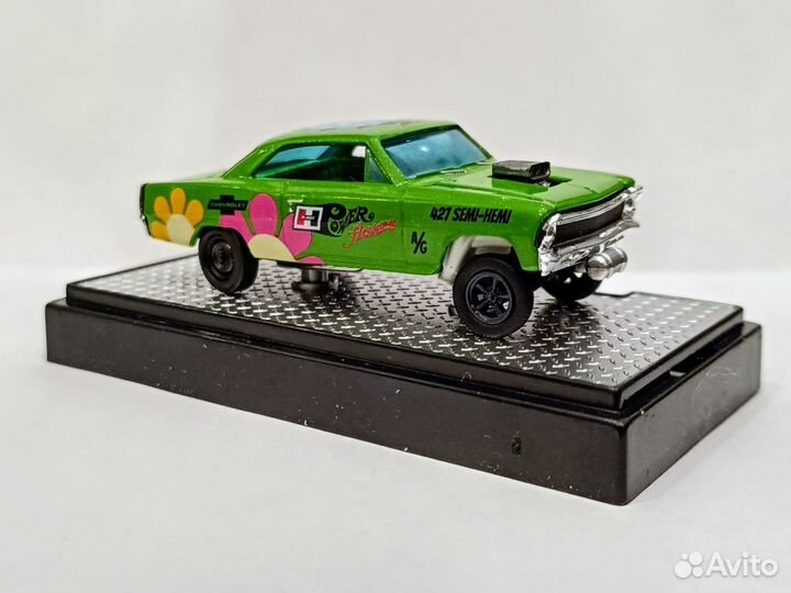 Модель 1967 Chevrolet Nova Gasser M2 Machines 1:64