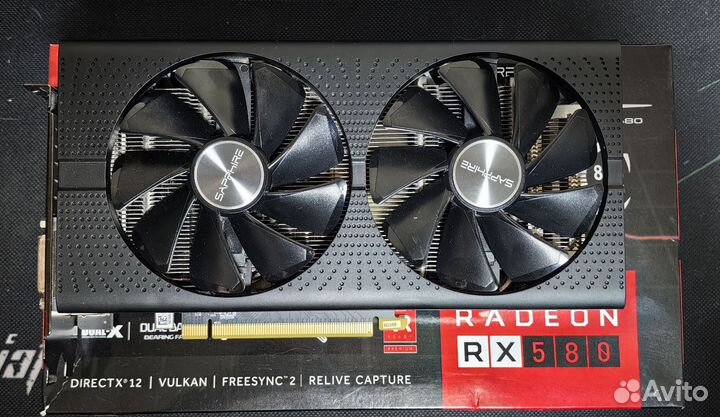 Видеокарта AMD Radeon rx580 8gb sapphire